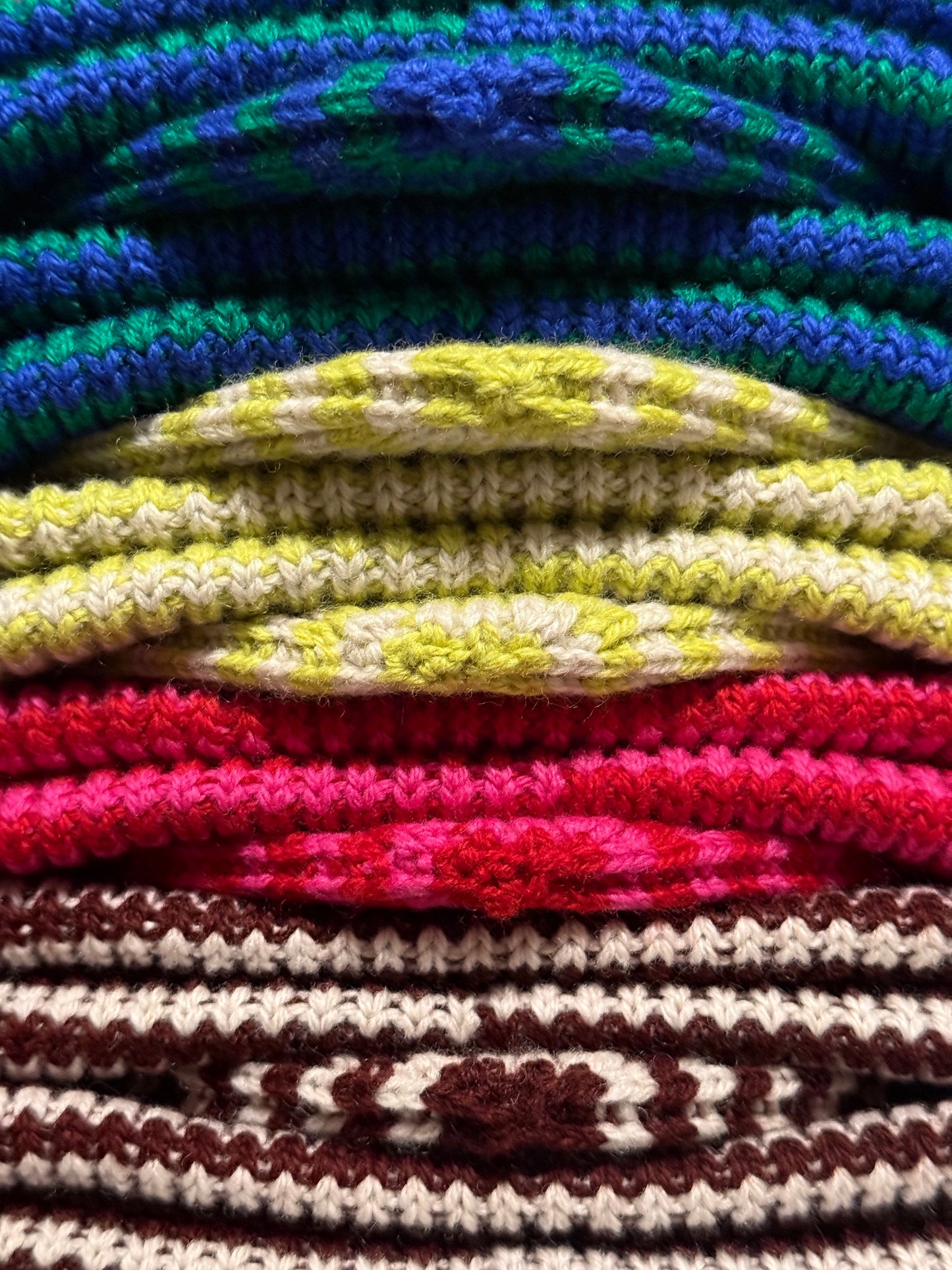 Stripe Fisherman Beanie