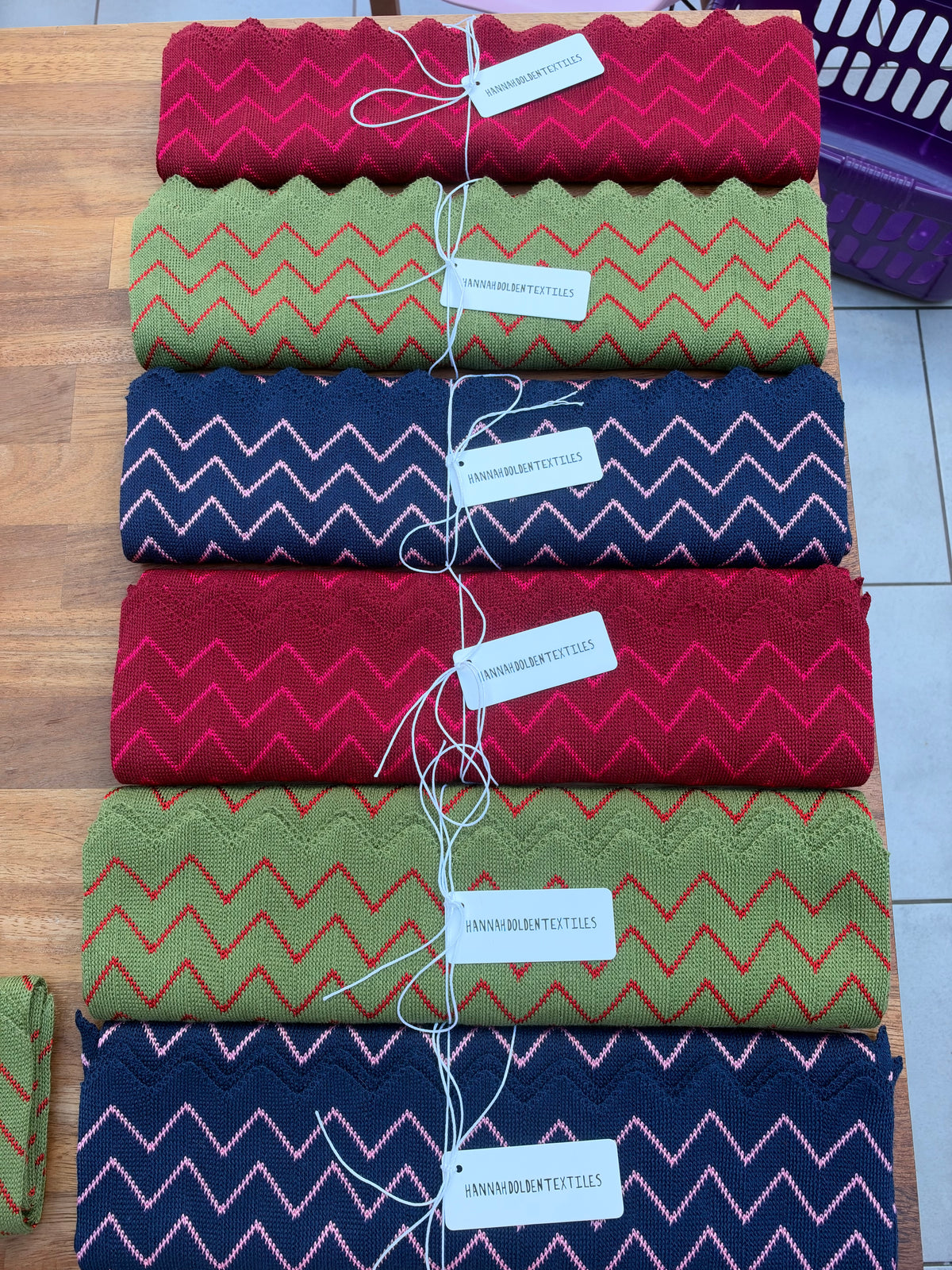 Chevron placemats