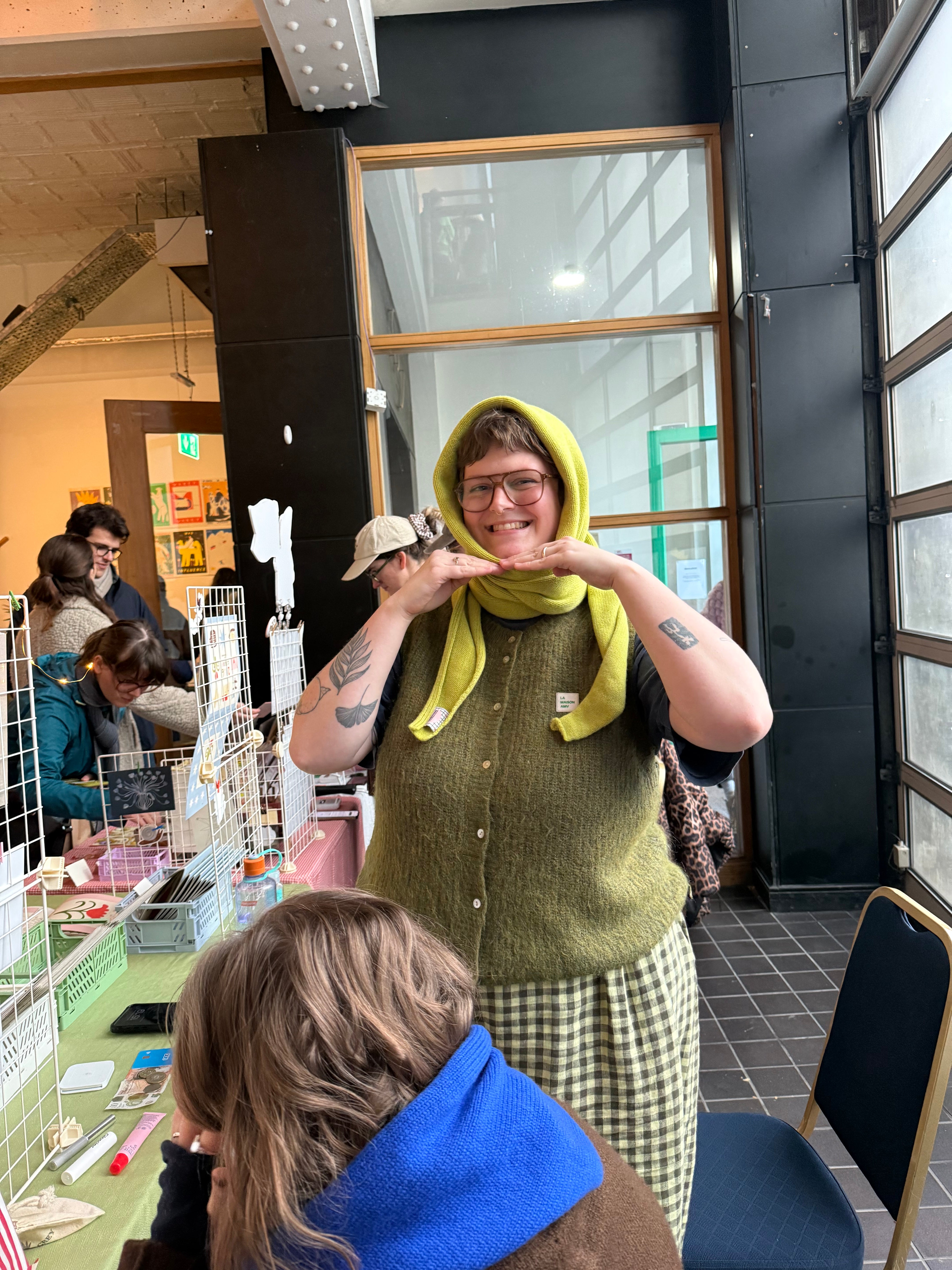 The Brontë Hooded Scarf – Hannah Dolden Textiles